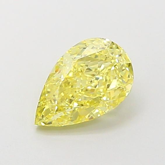 1.09 Ct. Fancy Intense Yellow Pear Lab Grown Diamond