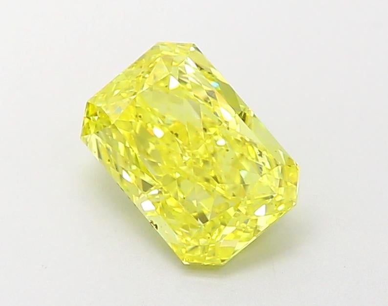 1.43 Ct. Fancy Vivid Yellow Radiant Lab Grown Diamond