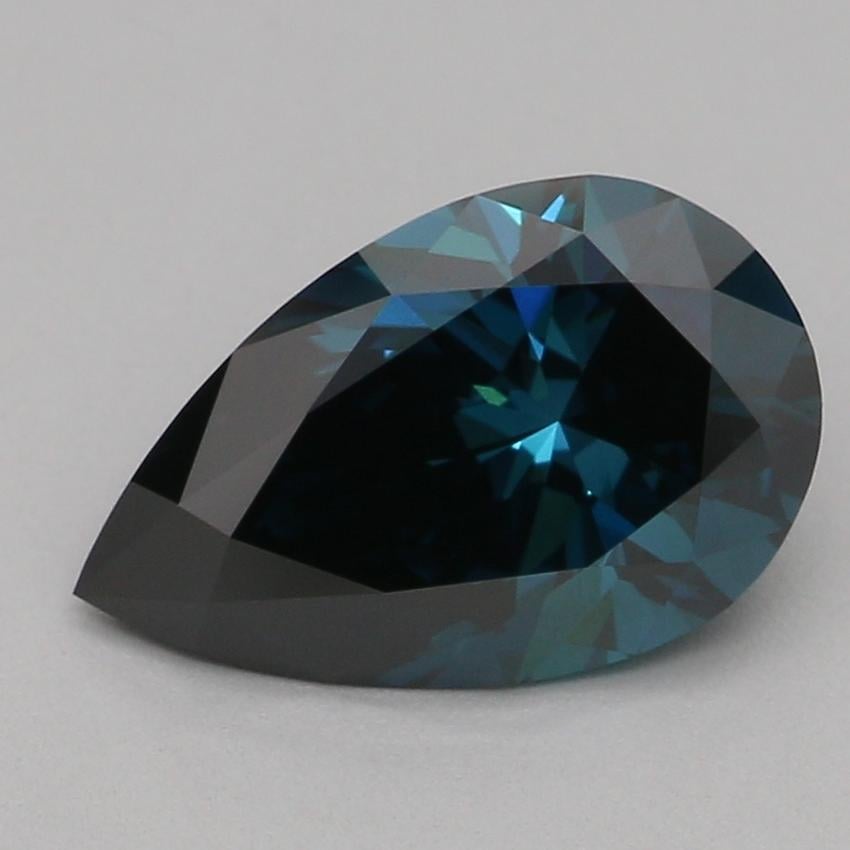 1.02 Ct. Fancy Deep Blue Pear Lab Grown Diamond