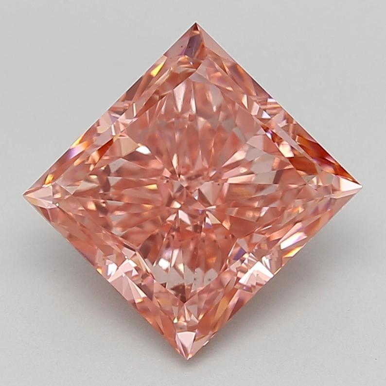 4.68 Ct. Fancy Vivid  Pink Princess Lab Grown Diamond