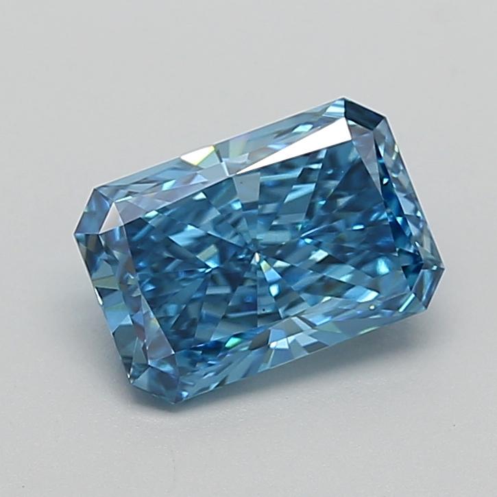 2.01 Ct. Fancy Vivid  Blue Radiant Lab Grown Diamond