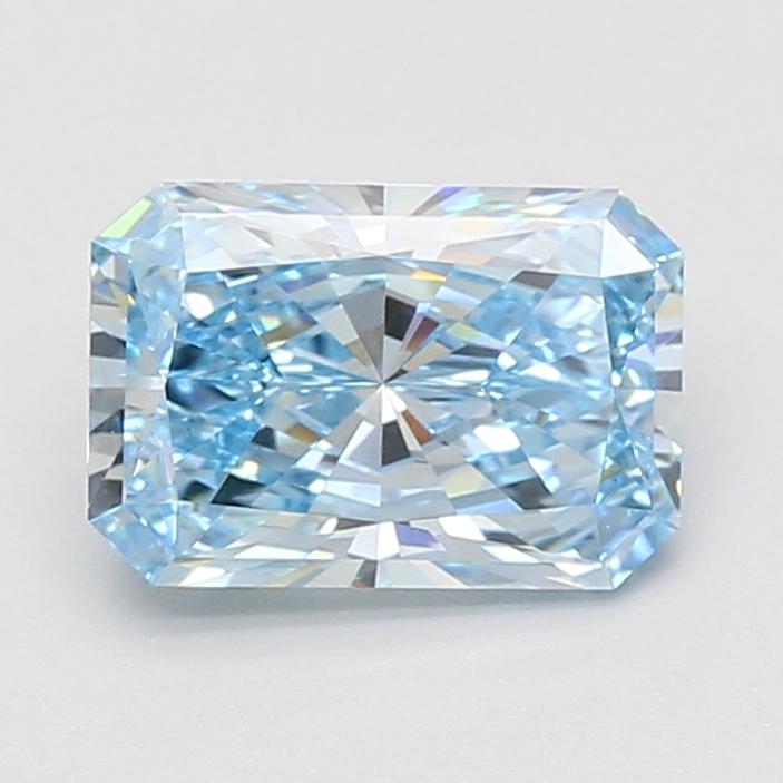 2.10 Ct. Fancy Vivid Blue Radiant Lab Grown Diamond