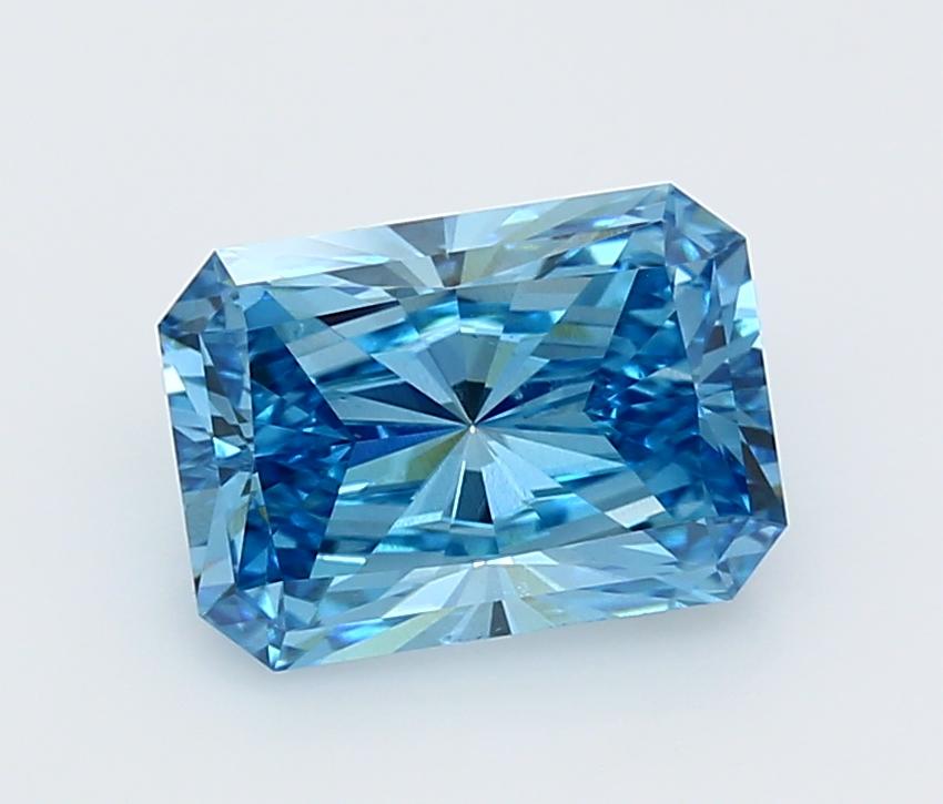 3.00 Ct. Fancy Vivid  Blue Radiant Lab Grown Diamond