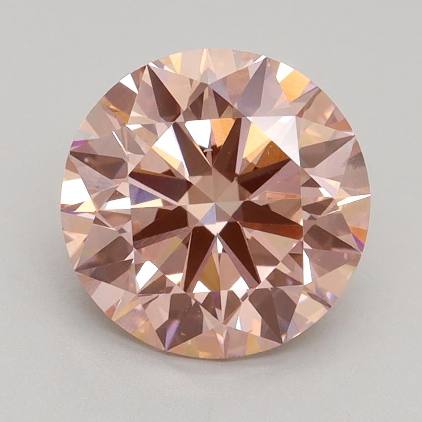 2.50 Ct. Fancy Intense Pink Round Lab Grown Diamond