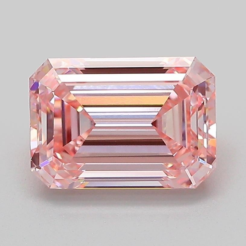2.12 Ct. Fancy Intense  Pink Emerald Lab Grown Diamond