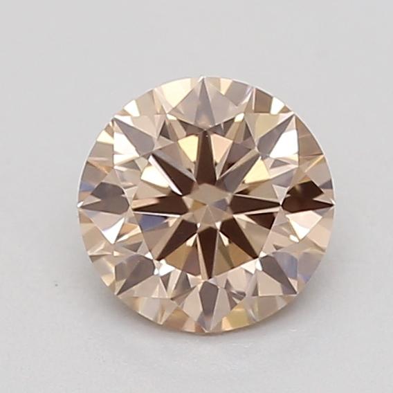 0.31 Ct. Very Light  Brown Round Lab Grown Diamond