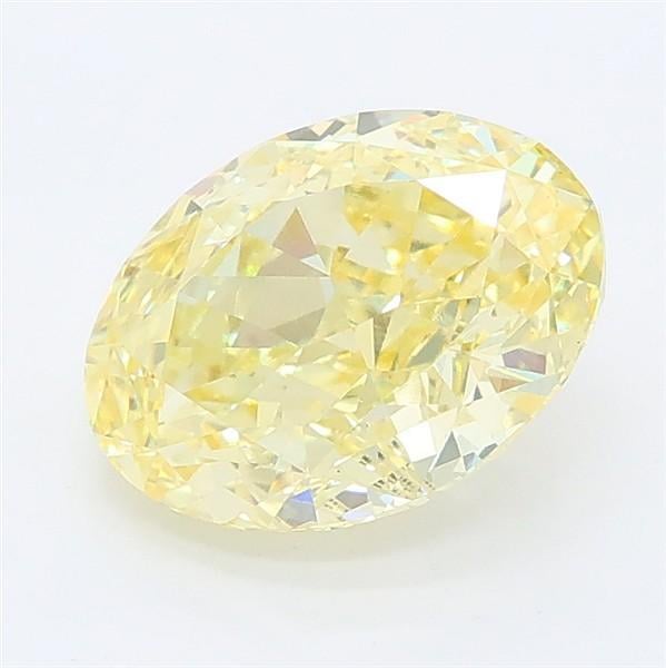 2.33 Ct. Fancy Intense Yellow Oval Lab Grown Diamond
