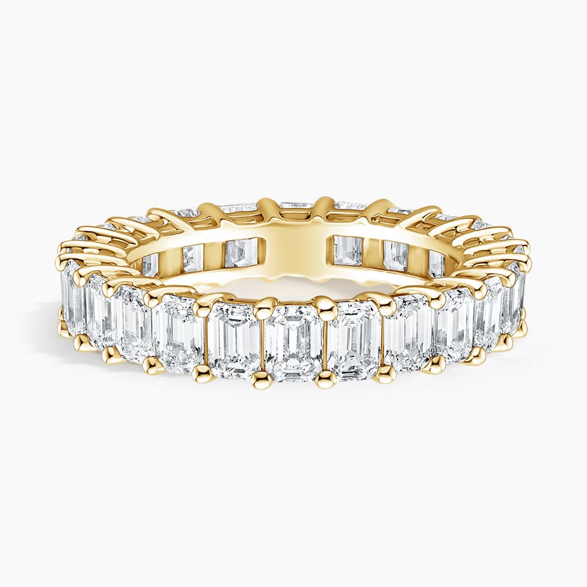 Emerald Eternity Lab Diamond Ring (4 ct. tw.) Brilliant Earth