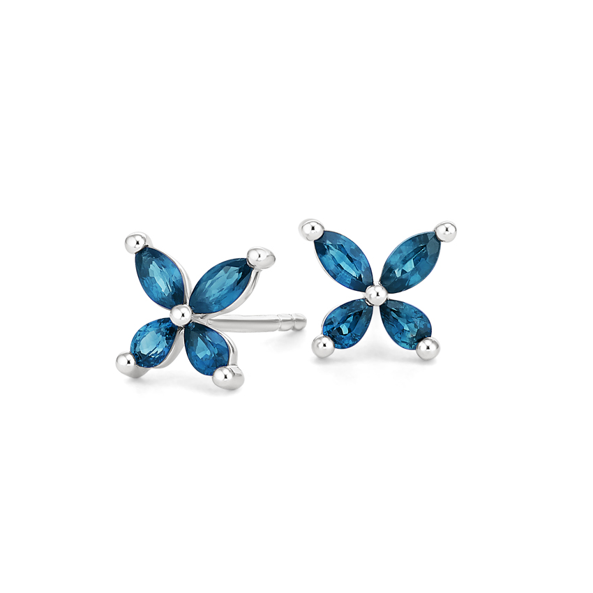 blue topaz earrings