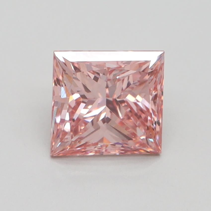 1.50 Ct. Fancy Intense Pink Princess Lab Grown Diamond