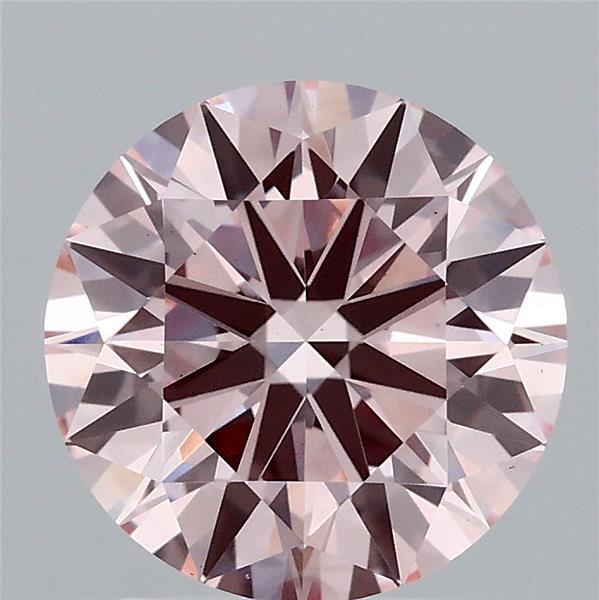 2.06 Ct. Fancy Intense Pink Round Lab Grown Diamond