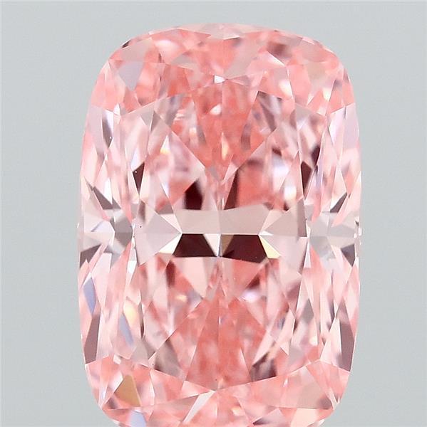 1.86 Ct. Fancy Vivid Pink Cushion Lab Grown Diamond