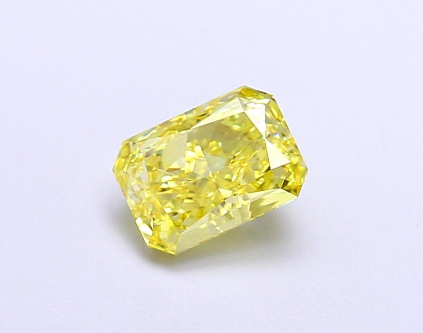 1.08 Ct. Fancy Vivid Yellow Radiant Lab Grown Diamond