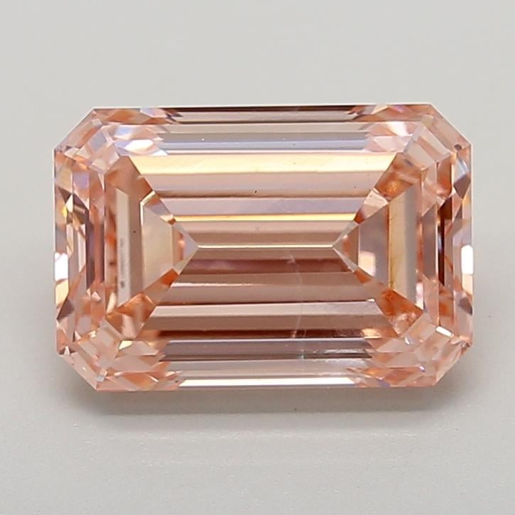 3.99 Ct. Fancy Intense  Pink Emerald Lab Grown Diamond