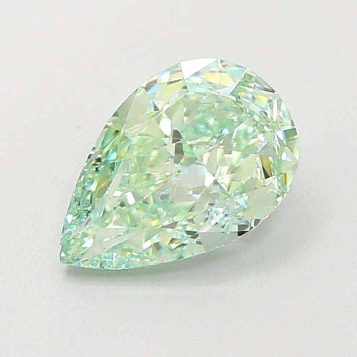1.82 Ct. Fancy Vivid  Green Pear Lab Grown Diamond