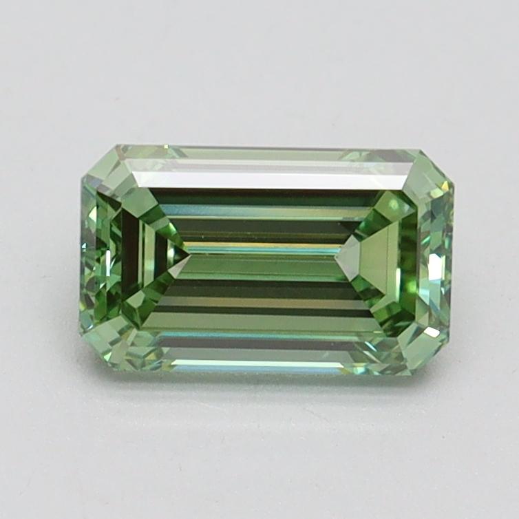 1.06 Ct. Fancy Vivid Green Emerald Lab Grown Diamond