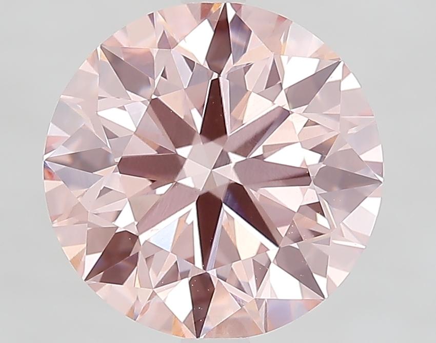 4.56 Ct. Fancy Intense Pink Round Lab Grown Diamond