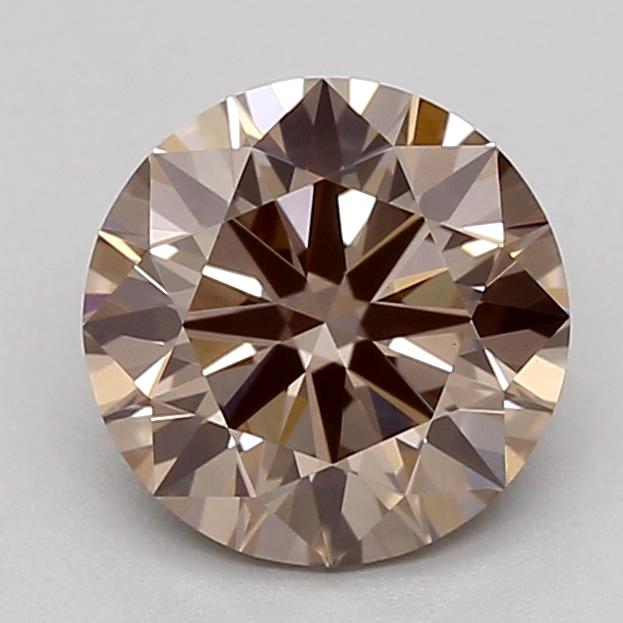 0.77 Ct. Fancy  Brown Round Lab Grown Diamond