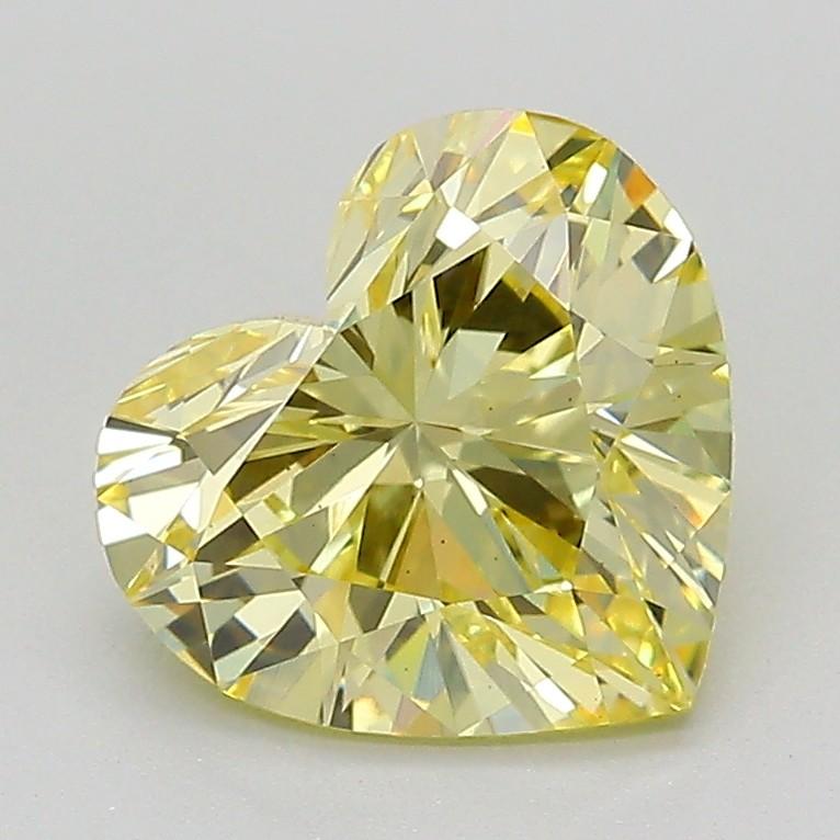 1.94 Ct. Fancy Yellow Heart Lab Grown Diamond