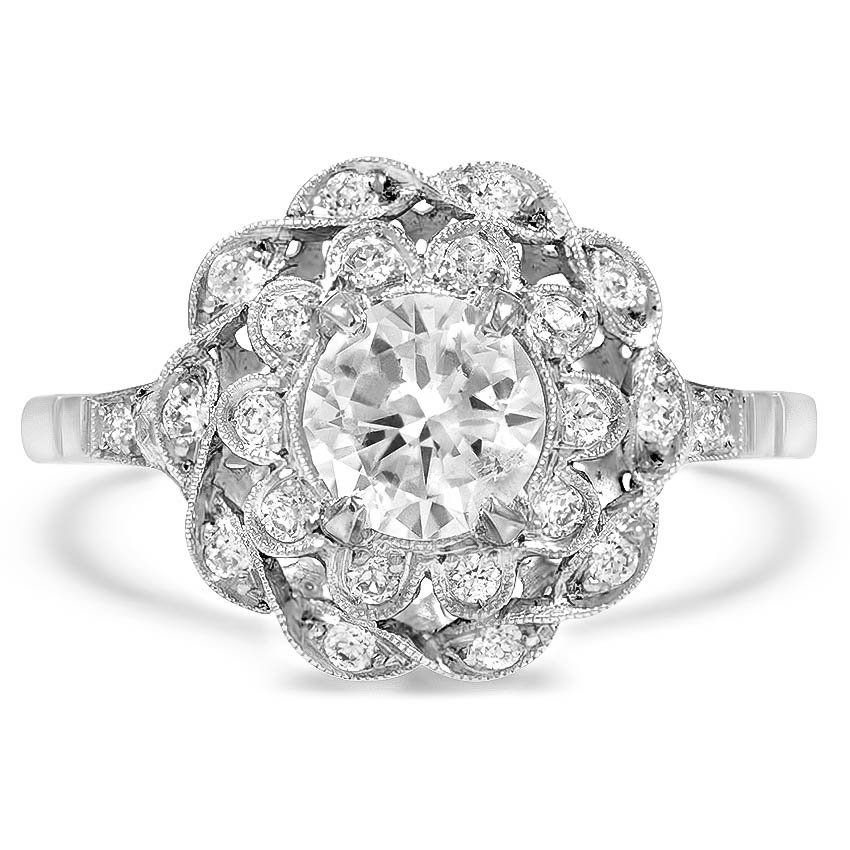 Edwardian Diamond Vintage Ring Hirasole Brilliant Earth