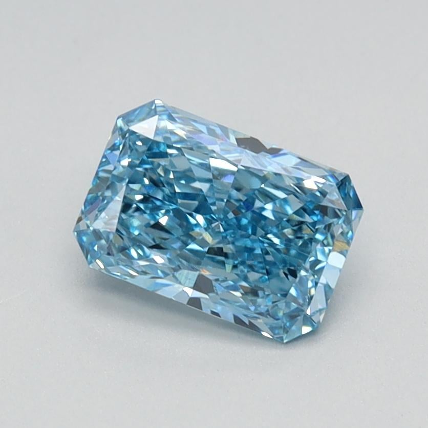 0.75 Ct. Fancy Vivid Blue Radiant Lab Grown Diamond