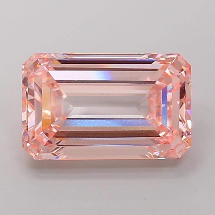 10.02 Ct. Fancy Intense Pink Emerald Lab Grown Diamond