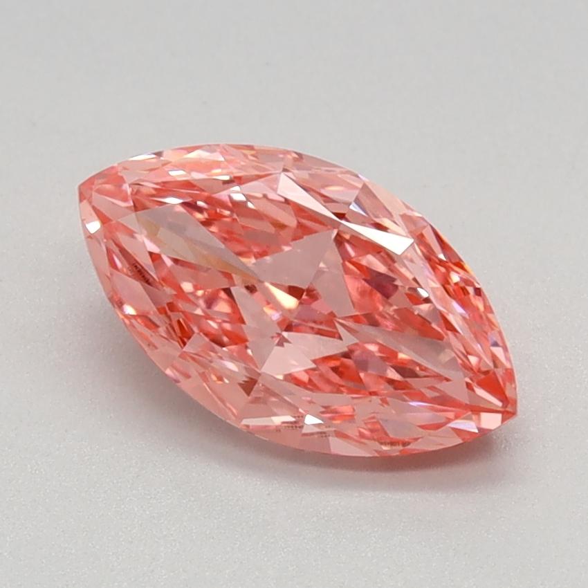 1.1 Ct. Fancy Vivid Pink Marquise Lab Grown Diamond