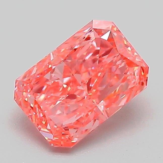 1.05 Ct. Fancy Vivid Pink Radiant Lab Grown Diamond