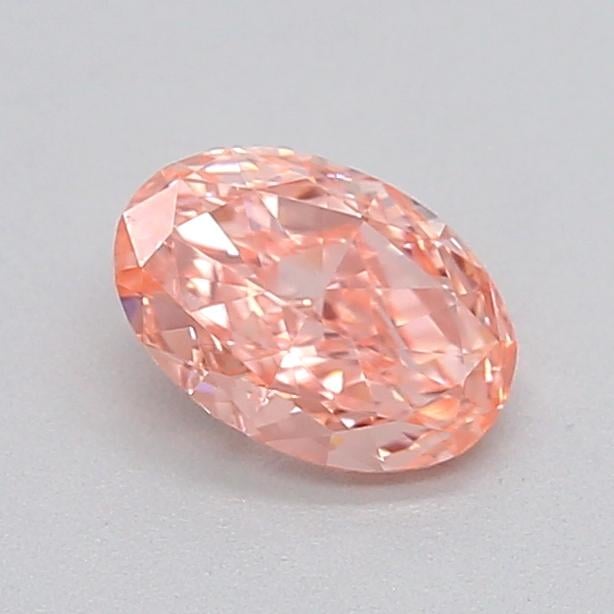 0.27 Ct. Fancy Vivid  Pink Oval Lab Grown Diamond