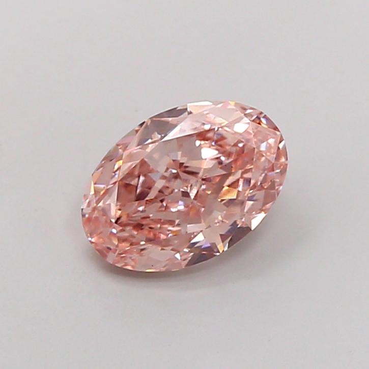 2.02 Ct. Fancy Intense Pink Oval Lab Grown Diamond