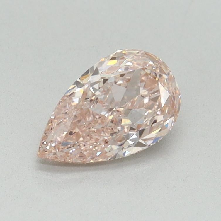 0.66 Ct. Fancy Intense Pink Pear Lab Grown Diamond