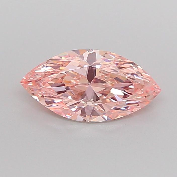 0.82 Ct. Fancy Intense Pink Marquise Lab Grown Diamond