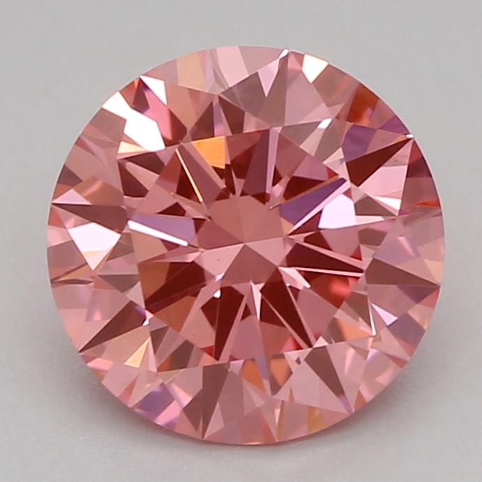 1.02 Ct. Fancy Vivid Pink Round Lab Grown Diamond