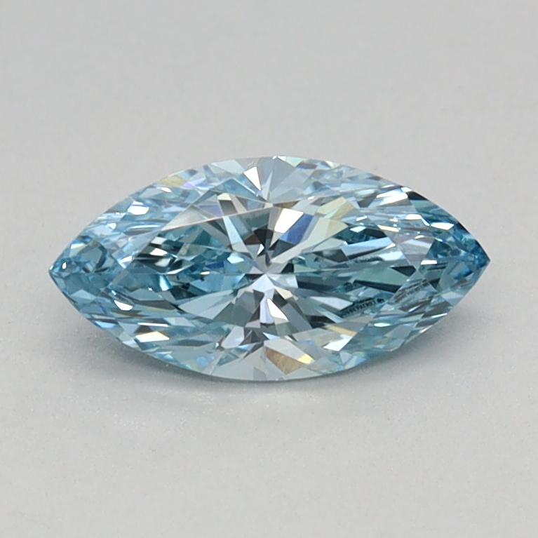 0.40 Ct. Fancy Intense Blue Marquise Lab Grown Diamond