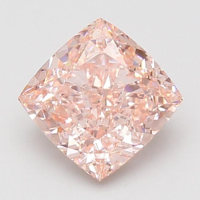 2.53 Ct. Fancy Vivid Pink Cushion Lab Grown Diamond