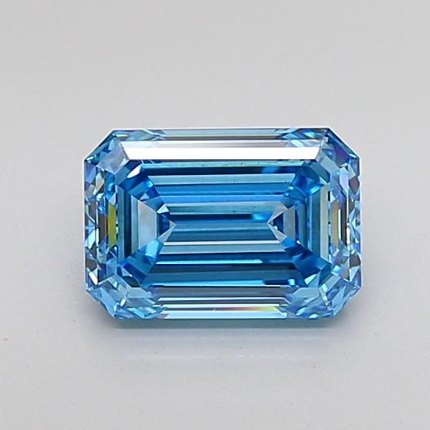 2.00 Ct. Fancy Vivid Blue Emerald Lab Grown Diamond
