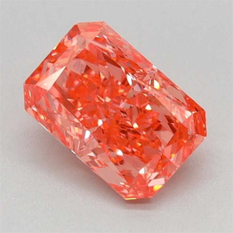1.00 Ct. Fancy Vivid Pink Radiant Lab Grown Diamond