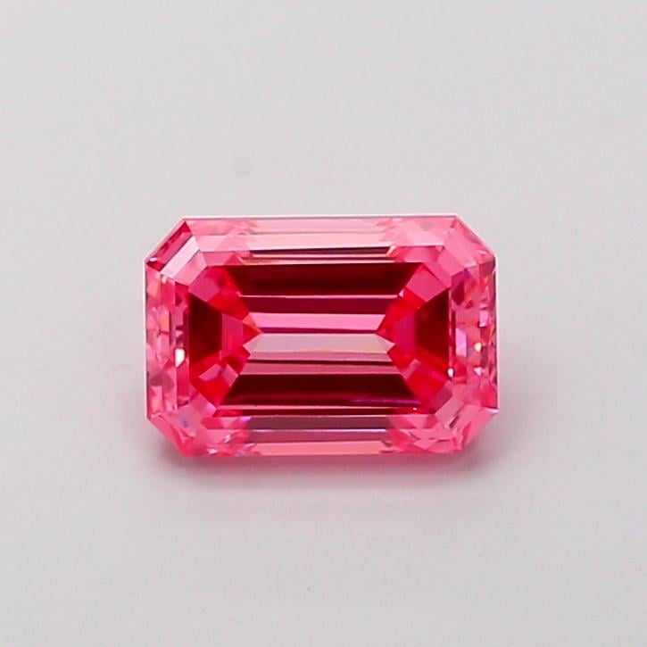 1.05 Ct. Fancy Vivid  Pink Emerald Lab Grown Diamond