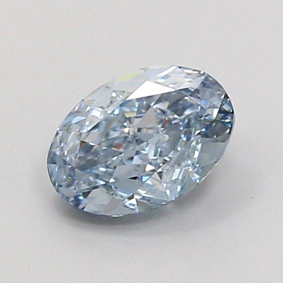 1.01 Ct. Fancy Light  Blue Oval Lab Grown Diamond