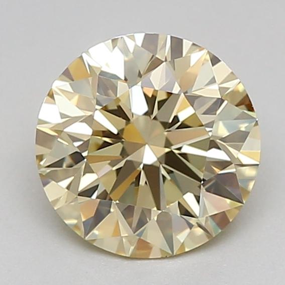 1.04 Ct. Fancy Light  Yellow Round Lab Grown Diamond