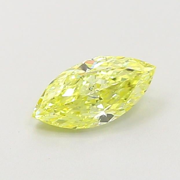 0.53 Ct. Fancy Intense  Yellow Marquise Lab Grown Diamond