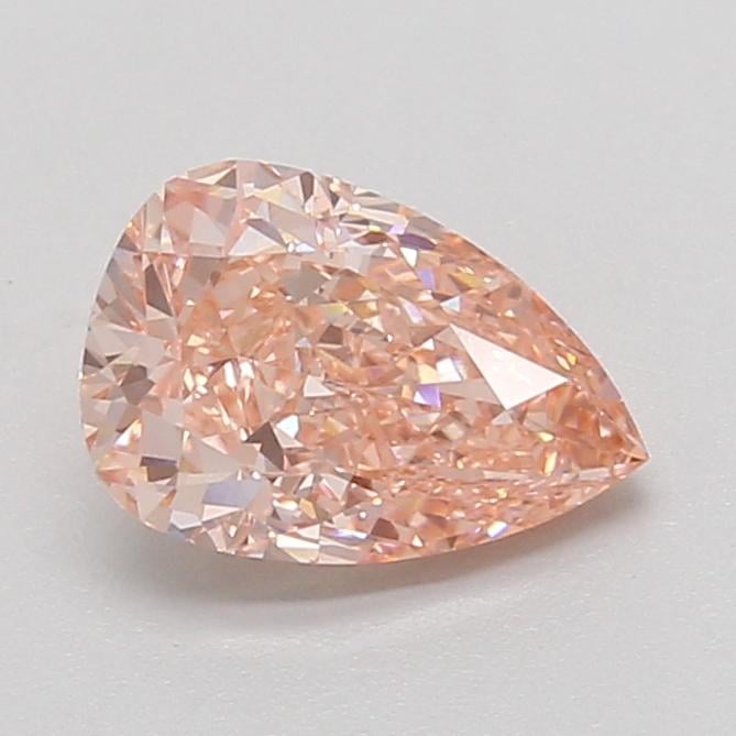 1.59 Ct. Fancy Intense Pink Pear Lab Grown Diamond