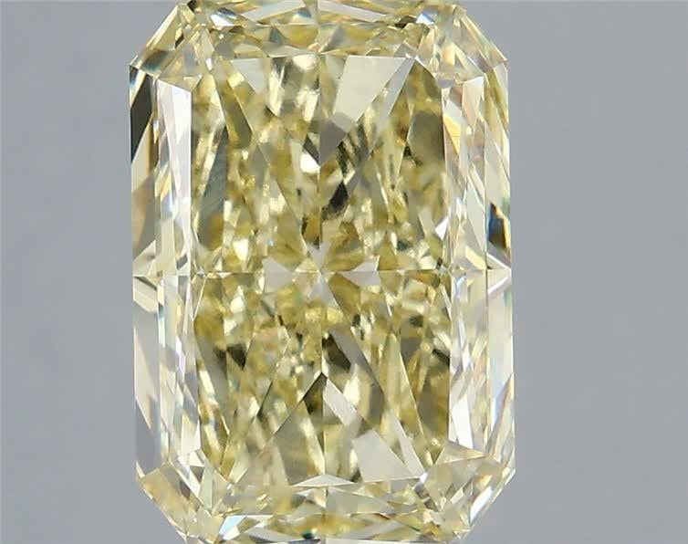 4.56 Ct. Fancy Yellow Radiant Lab Grown Diamond