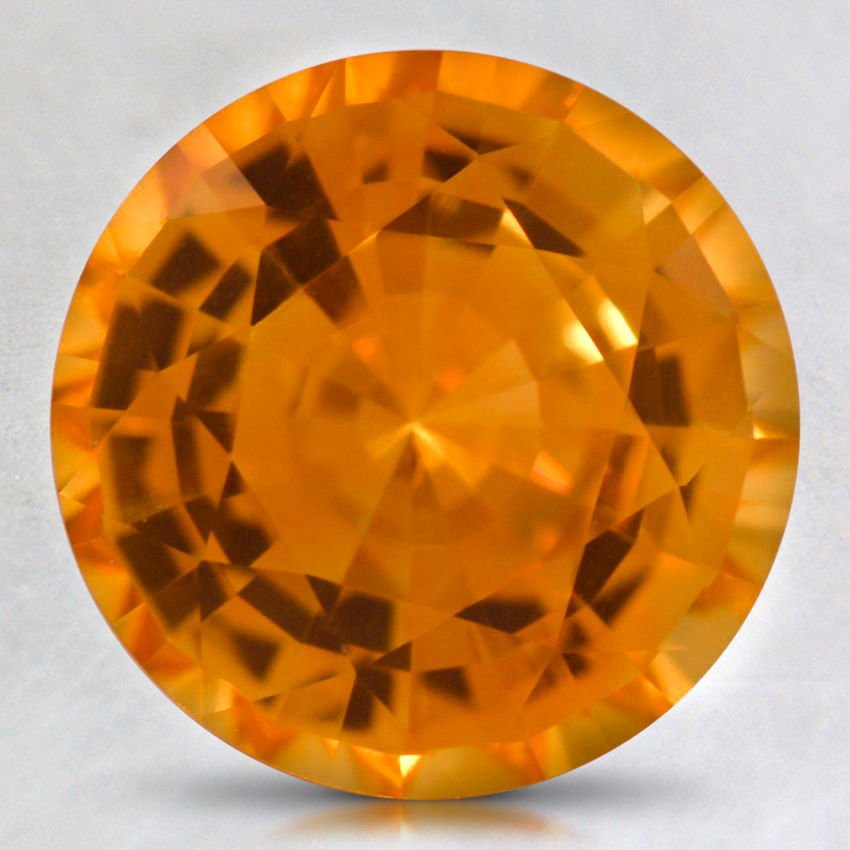 9mm Super Premium Orange Round Sapphire