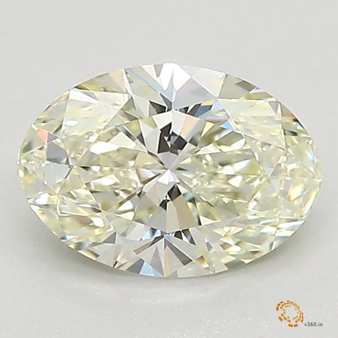 0.73 Ct. Fancy Vivid Pink Oval Lab Grown Diamond