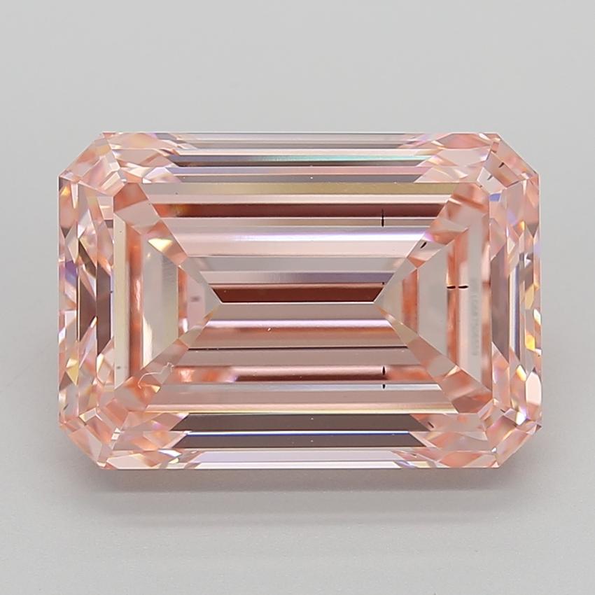 10.05 Ct. Fancy Intense Pink Emerald Lab Grown Diamond