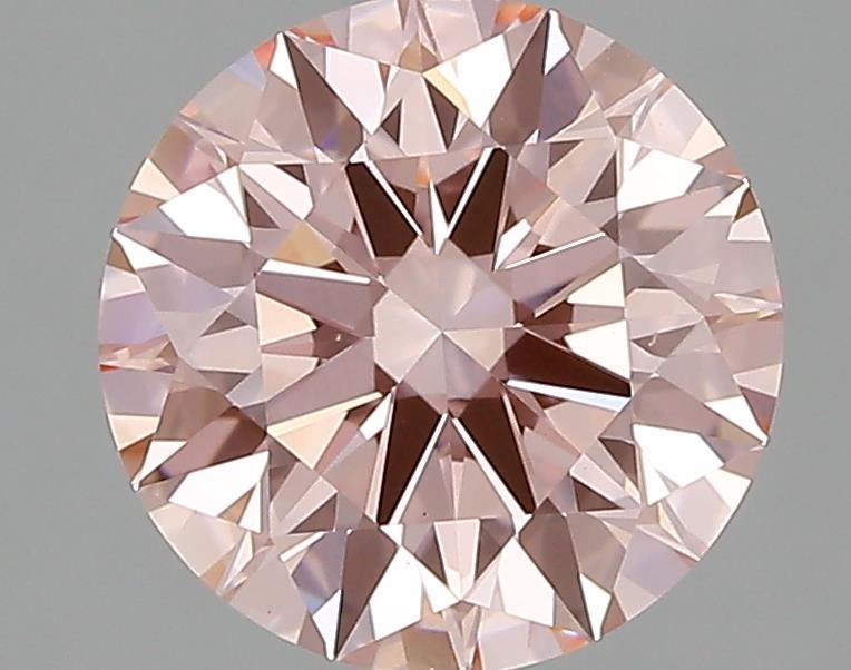 2.55 Ct. Fancy Vivid  Pink Round Lab Grown Diamond