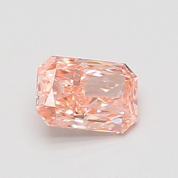 0.51 Ct. Fancy Vivid Pink Radiant Lab Grown Diamond