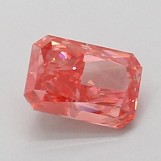 1.00 Ct. Fancy Vivid Pink Radiant Lab Grown Diamond