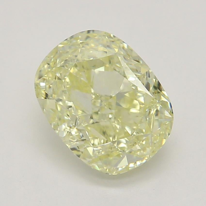 1.01 Ct. Fancy Light Yellow Cushion Diamond